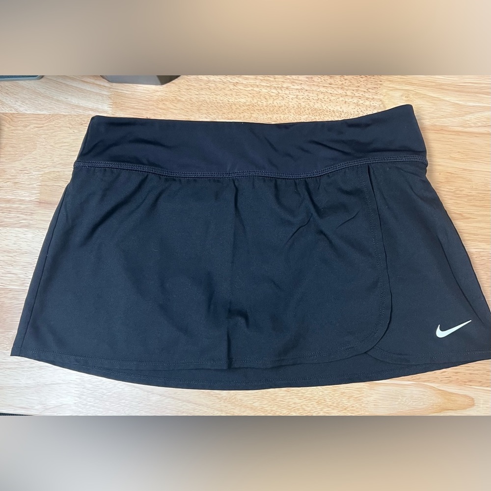 NIKE Black Liner skirt or bathing suit bottom size Small